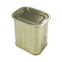 701# trapezoidal can for corned beef food packaging