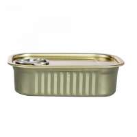 Custom Tuna Fish Seal Square Food Ring Pull Tin Can Food Canning Can Packing