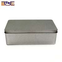 Plain Rectangular Chocolate Cookie Food Packaging Tin Box