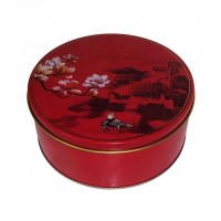 Food grade cookie tin can metal tin for cookie or biscuit